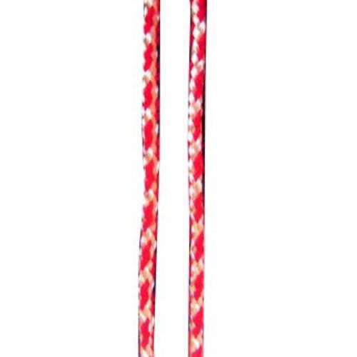 Silk Tricolor Round Cord (B 86 Pan), 4 mm - 50 meters