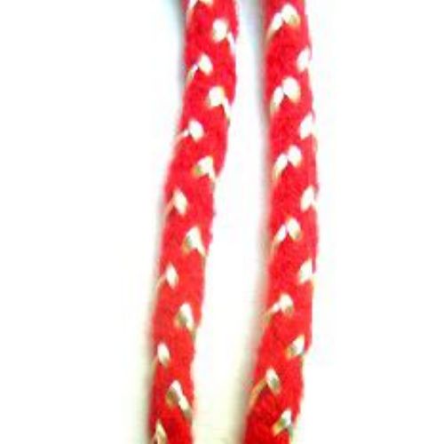 Round Cord V 46 Pan for Baba Marta Day / Silk / 6 mm - 30 meters