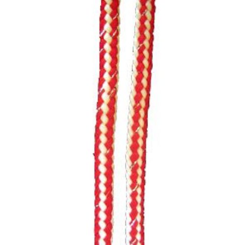 Round MARTENITSA Cord with Lame Thread (V 131), 5 mm - 30 meters