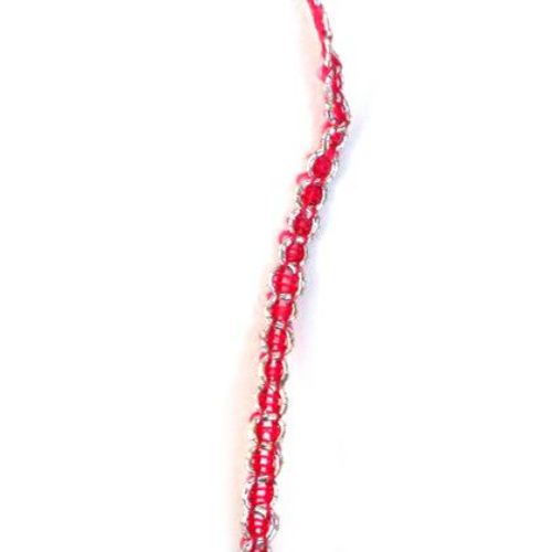 Flat Red-White Cord for BABA MARTA Amulets / 4 mm - 100 m