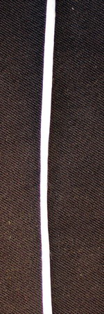 Shiny Polyamide Cord, 2 mm, White -10 meters