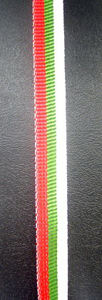 National Tricolor Ribbon of Bulgaria / 10 mm - 5 meters