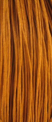 String Cotton Cord, 0.8 mm, Dark Ocher ~ 67 meters