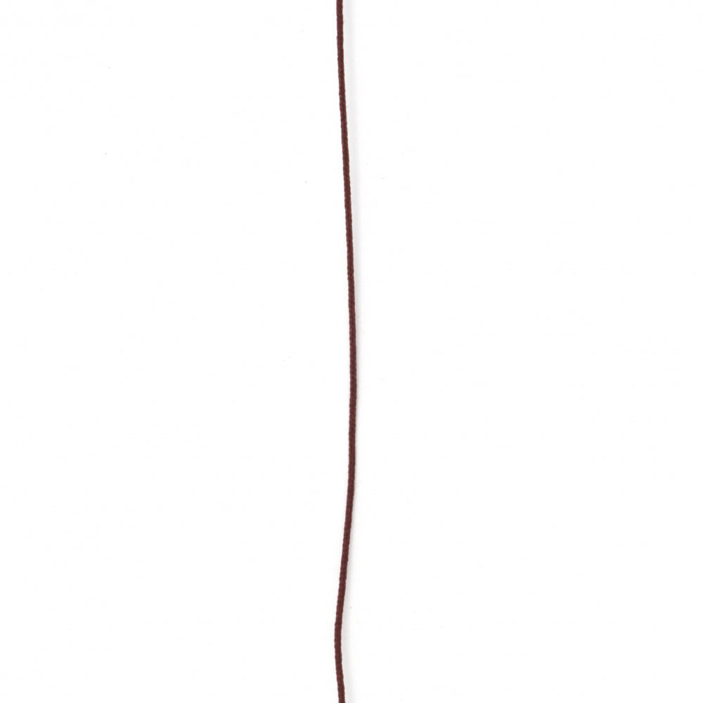 Шнур полиестер с основа корда 0.8 мм бордо -90 метра