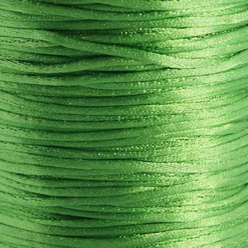 Snur poliamida strălucitor 1 mm verde -10 metri
