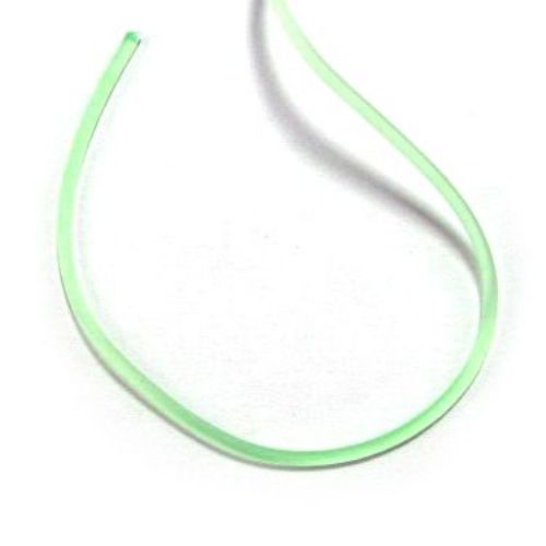  силиконов матиран шнур светло зелено 2 мм -5 метра