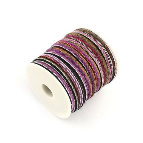 Cablu textil 6 ~ 7 mm rotund -1 metru