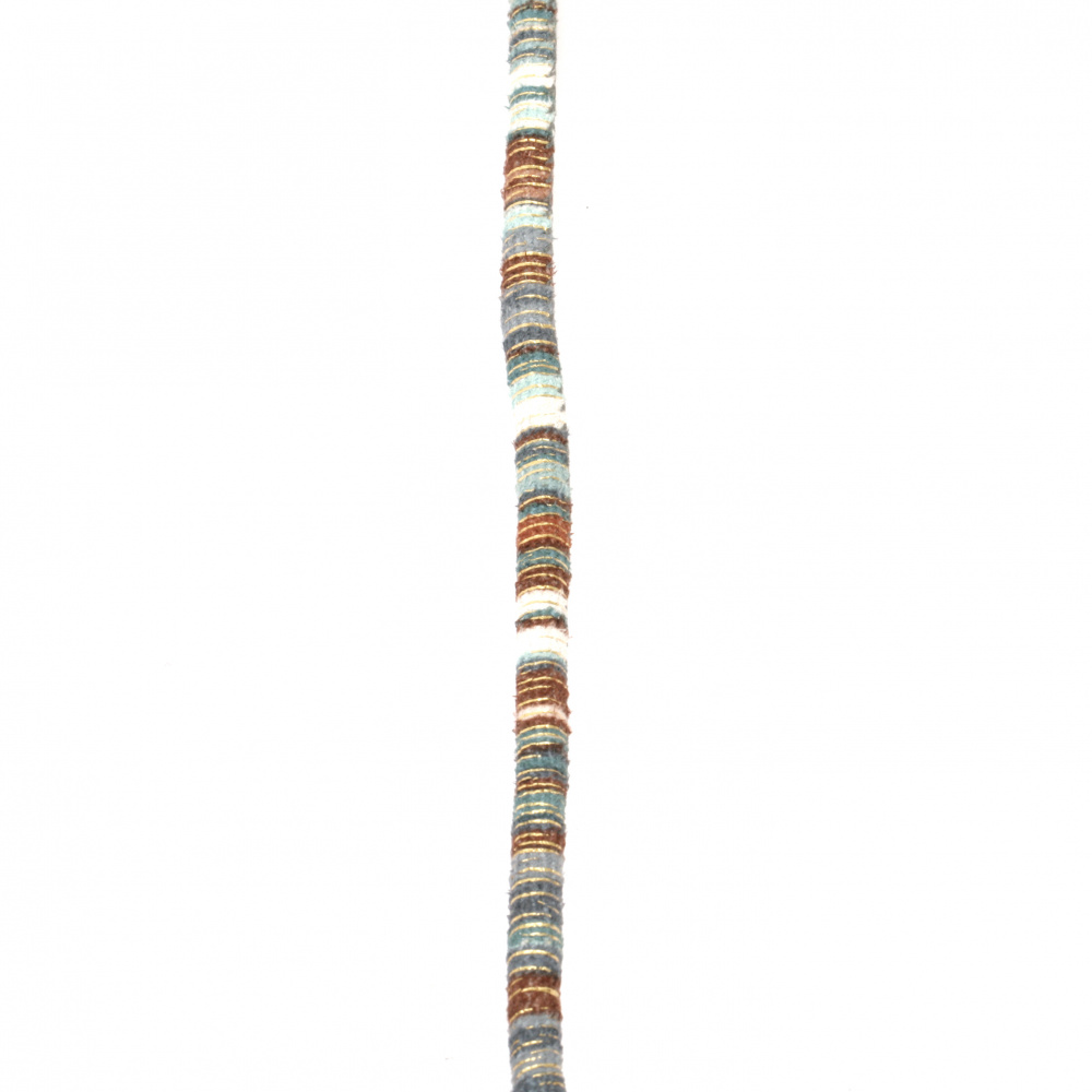 Cordon textil 6 mm rotund cu umplutură -1 metru