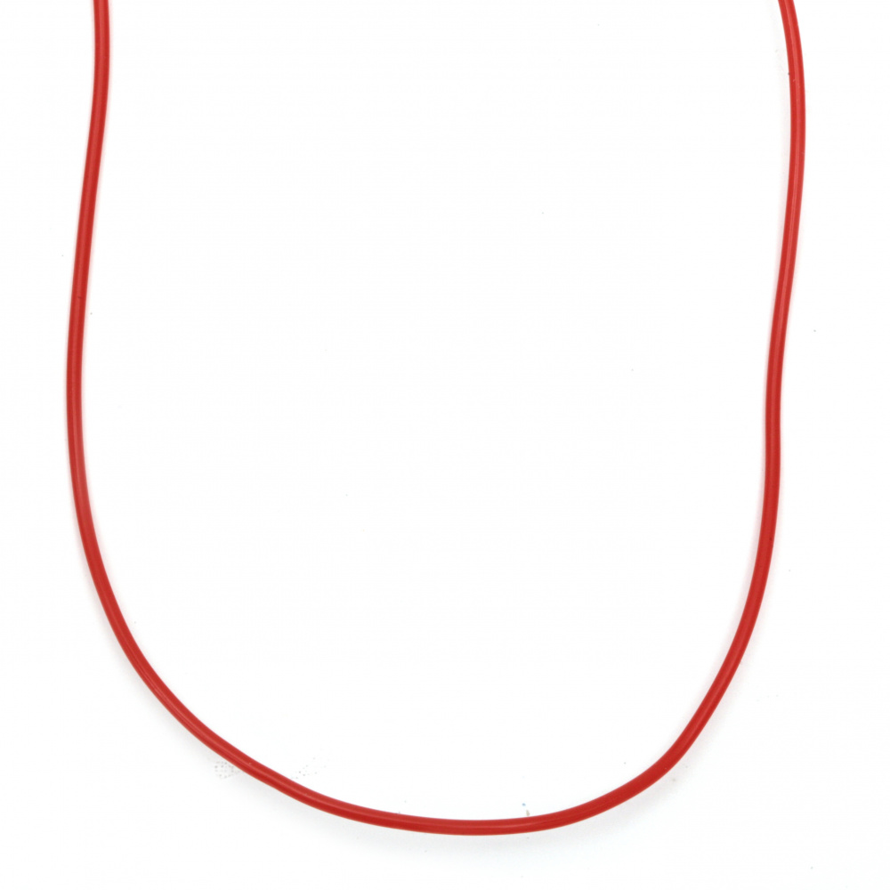 Silicone 2 mm 20 pieces x1 meter red
