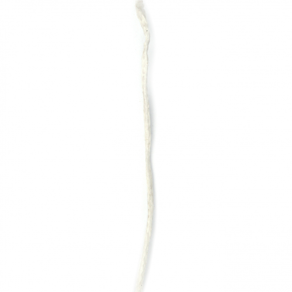 Papiota fir de ceară 1 mm alb -50 metri