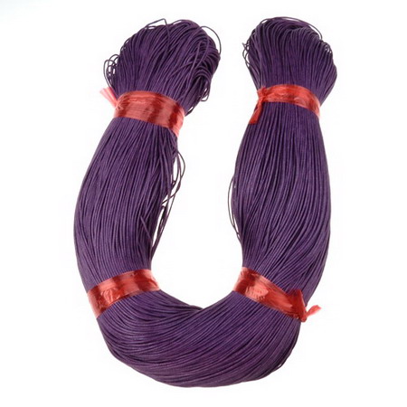 Cotton jewellery elastic 0.8 mm purple dark ~ 67 meters