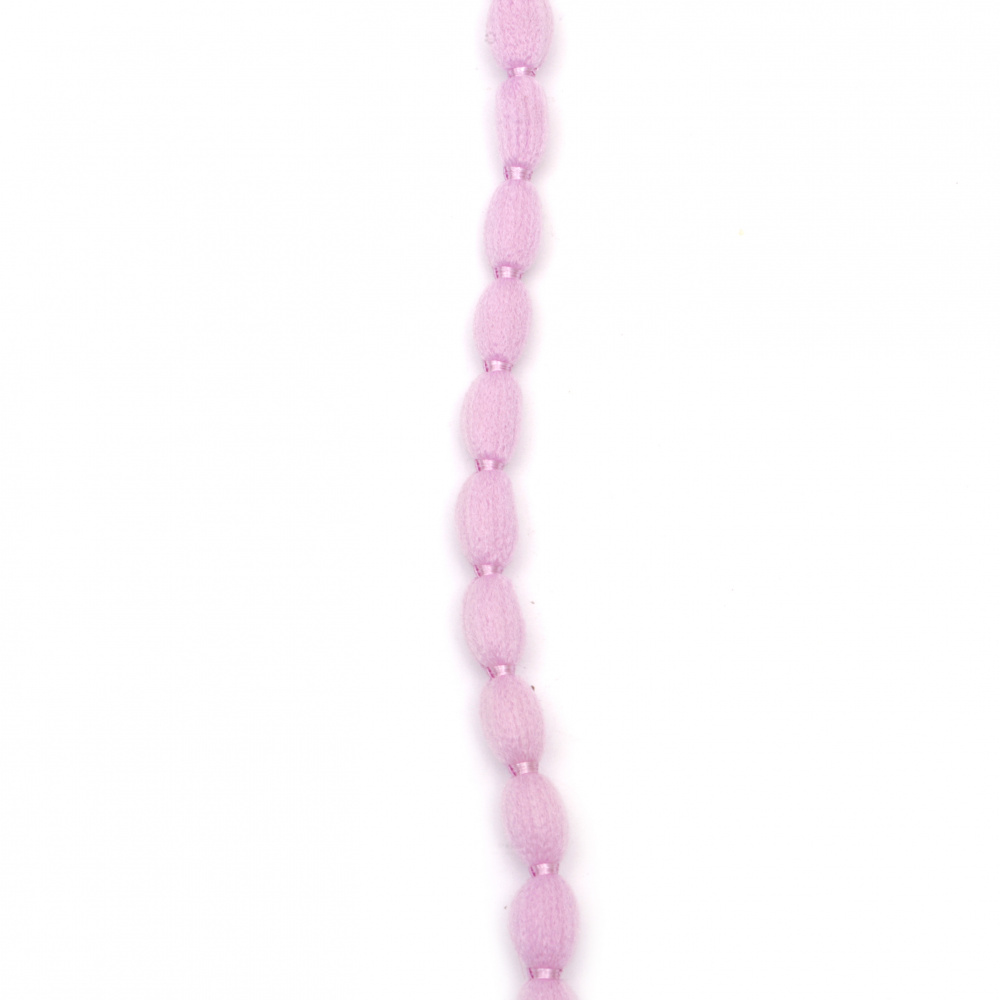 Polyester jewellery cord 10 mm purple -5 meters