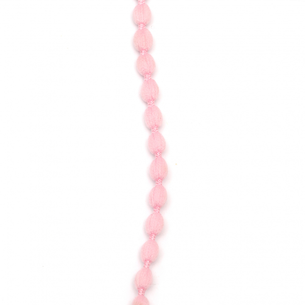 Cord polyester 10 mm pink -5 meters
