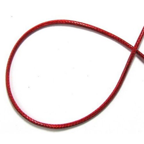 Polyester Cord, Korea, 3 mm, Red - 91 meters