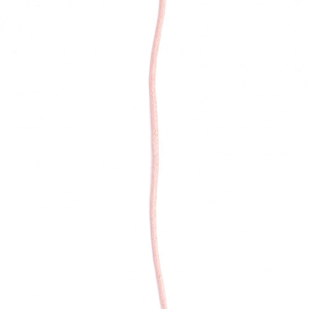 Cotton  cord1.5 mm pink pale ~ 72 meters