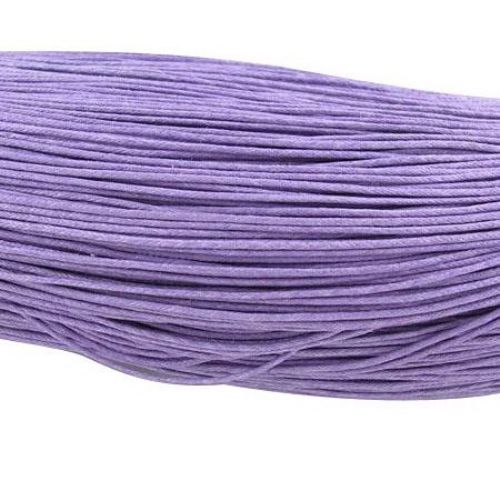 Cotton jewellery elastic 0.7 mm purple