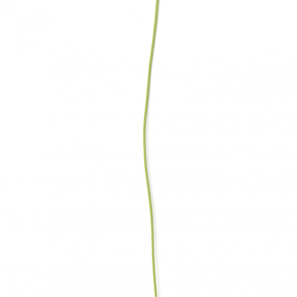 Шнур полиестер с основа корда 0.8 мм зелен маслинен -90 метра