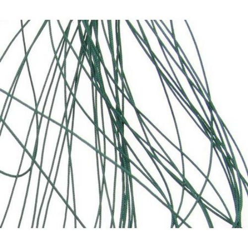 Κορδόνι πολυεστέρα με πετονιά 0,8 mm πράσινο σκούρο -90 μέτρα