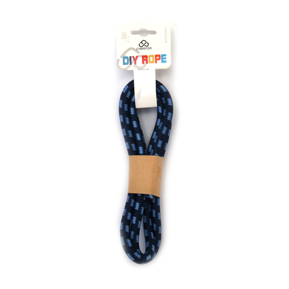 Polyester Paracord 8 mm Dark Blue – Strong, Flexible & Multi-Purpose Rope, ~1 m Length