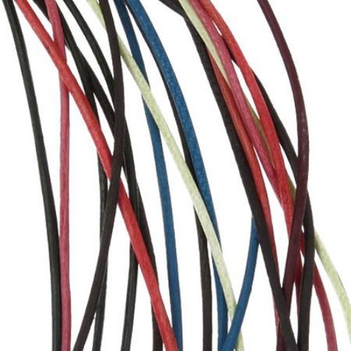 Jewellery leather cord 1.5 mm MIX