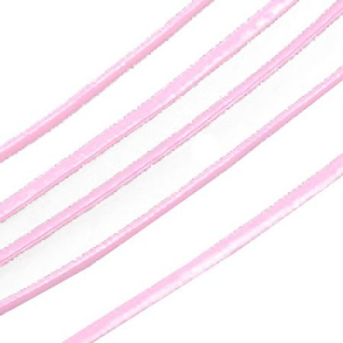 Artificial leather cord 2 mm pink -1 meters