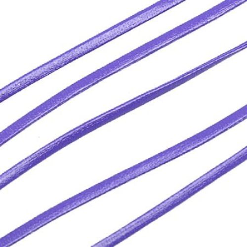 Artificial leather cord2 mm purple -1 meters