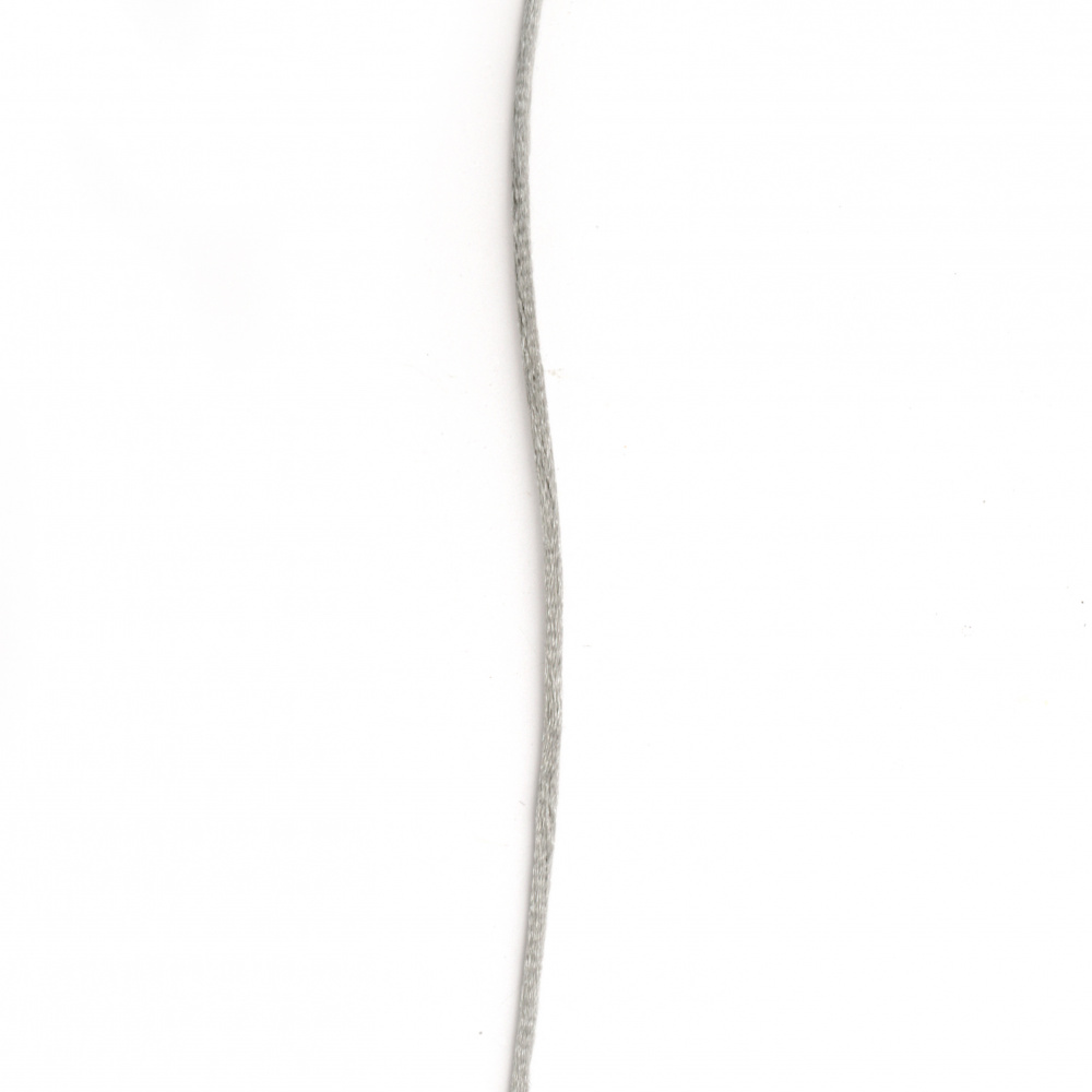 Κορδόνι ποντικοουρά 1,5 mm γκρι -10 μέτρα