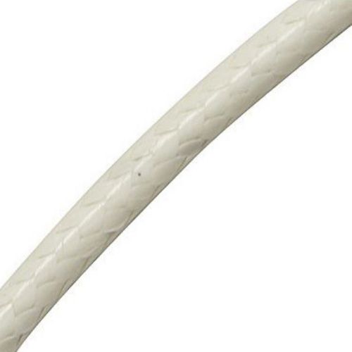 Cotton cord Korea 1 mm white -1 meter