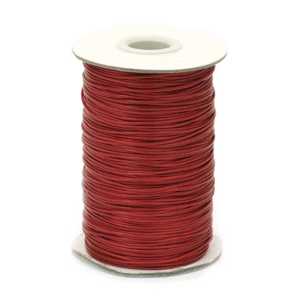 Polyester Cord, Korea / 1 mm / Red - 180 meters