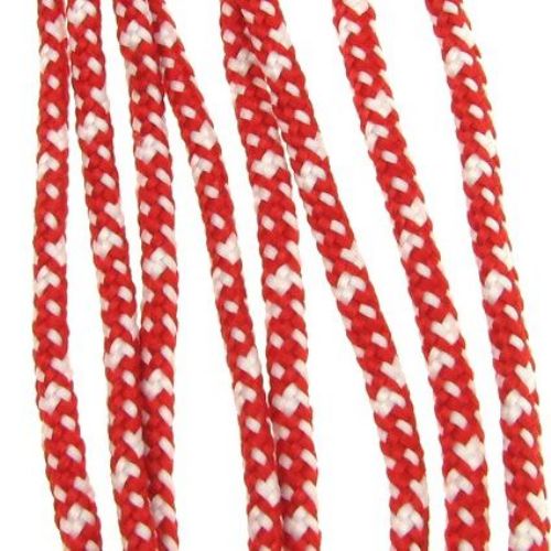 Braided Round Rope K for MARTENITSAS / 3 mm - 30 meters