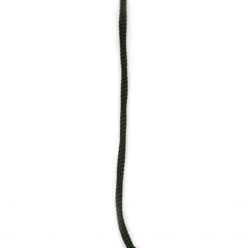 Snur papiota  2,5 mm K negru -50 metri