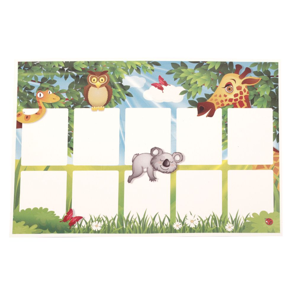 Suport carton căptușit de culoare lucioasă 15/20 cm pentru martisor pentru copii -10 bucăți