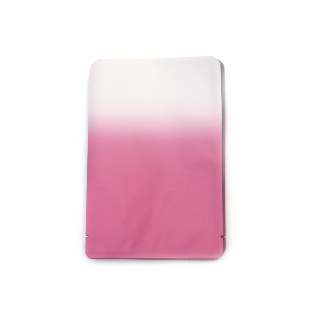 Matte Pink & White Cellophane Bags 10x15 cm – Soft-Toned, Stylish & Durable Packaging, Set of 100