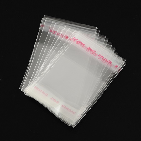 Cellophane envelopes  4/4 3 cm cover sticking 30 mc. -200 pieces