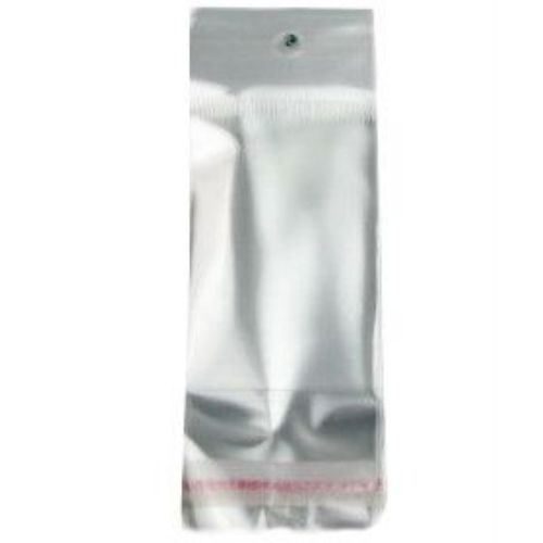 Self-Adhesive Clear Cellophane Bag with Hole 4/6 3  -200 pieces