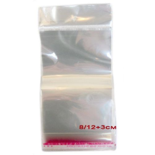 Cellophane envelopes 8/12+3 cm
