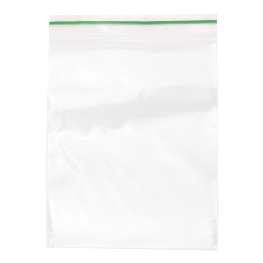 Плик от LDPE материал 10/7 см с цип (канал) дебелина 0.06 мм -100 броя