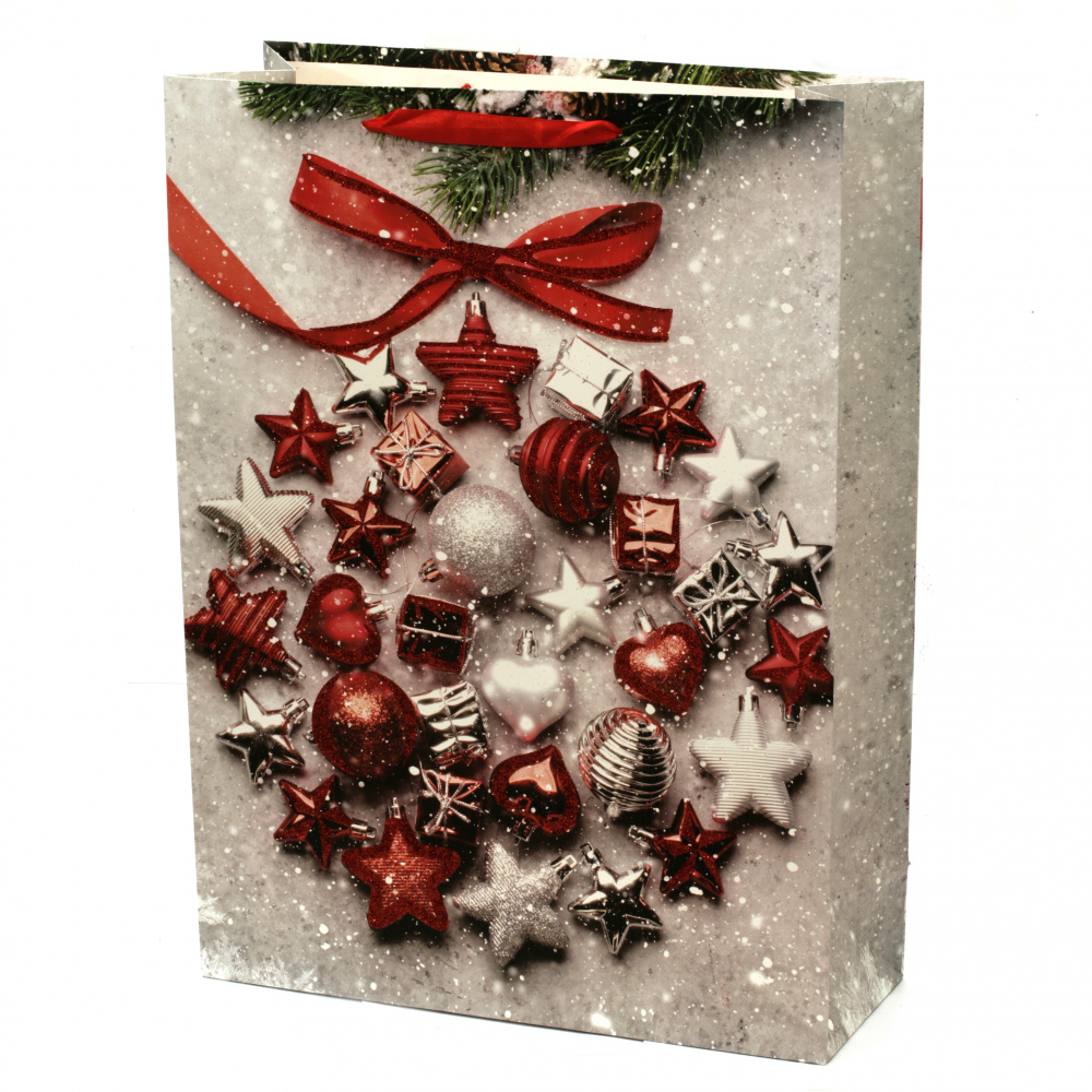 ASSORTED Cardboard Gift Bag for Christmas Holidays, 40x55x15 cm 