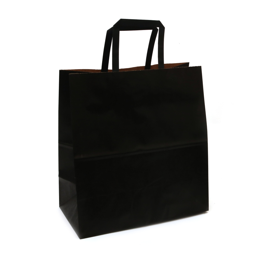 Paper Gift Bag / 20x18x11 cm /  Black