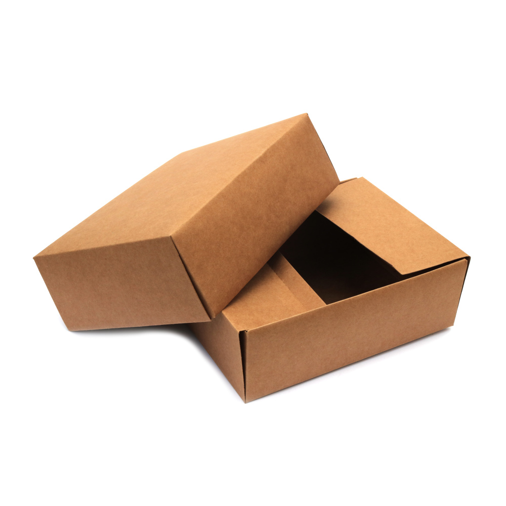 Foldable Kraft Cardboard Box 18x14x6.5 Mm