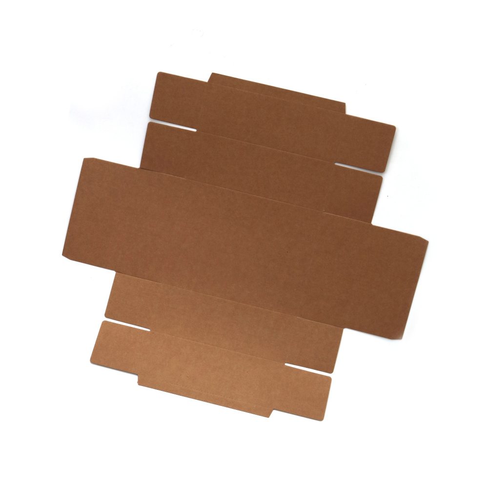 Foldable Kraft Cardboard Box 18x14x6.5 Mm