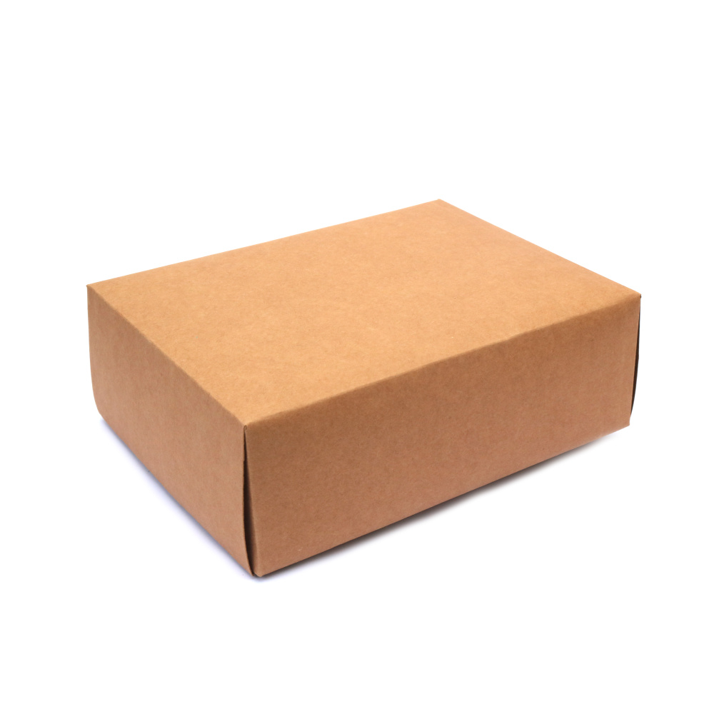 Foldable Kraft Cardboard Box 22x17x7.5 Mm