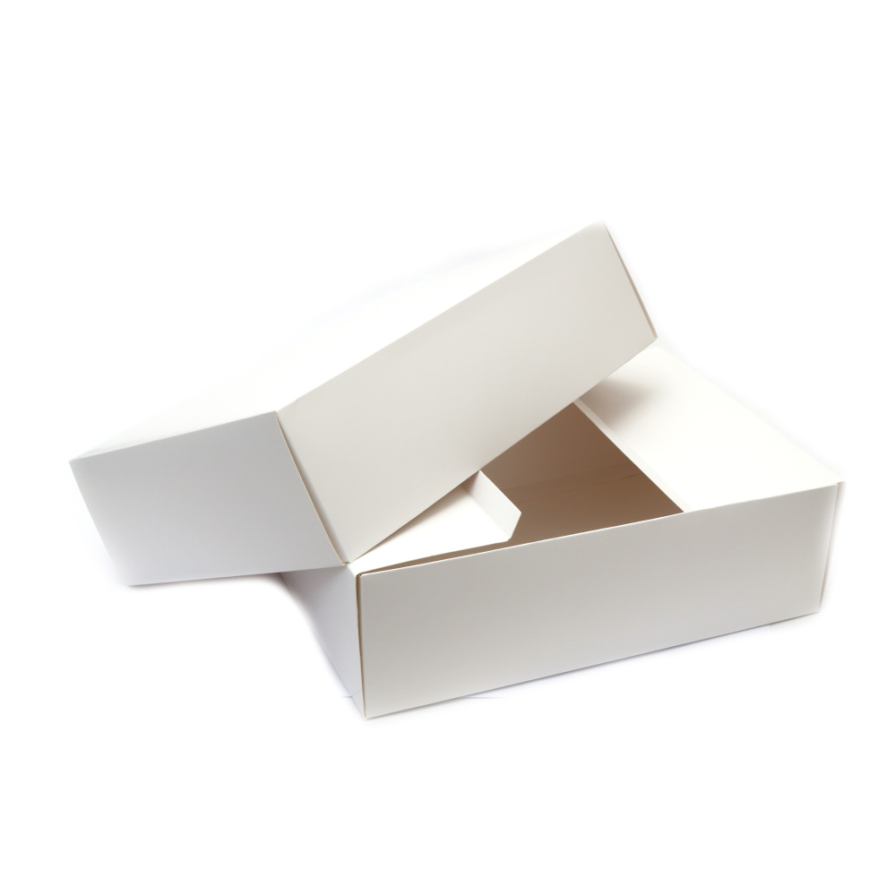 Foldable Cardboard Box 18x14x6.5 Mm White