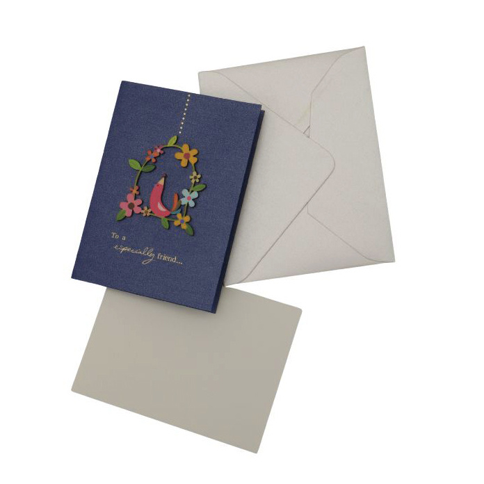 Designer Greeting Card With Envelope 105x137 Mm To A Specially Friend - 1 Piece