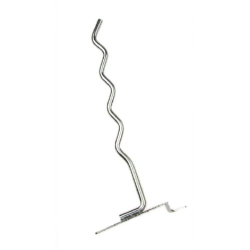 Cârlig rack PANO metal - 20 cm Nichel zig zag