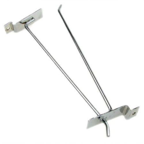 Cârlig pentru rafturi metal PANO -25 cm Nichel