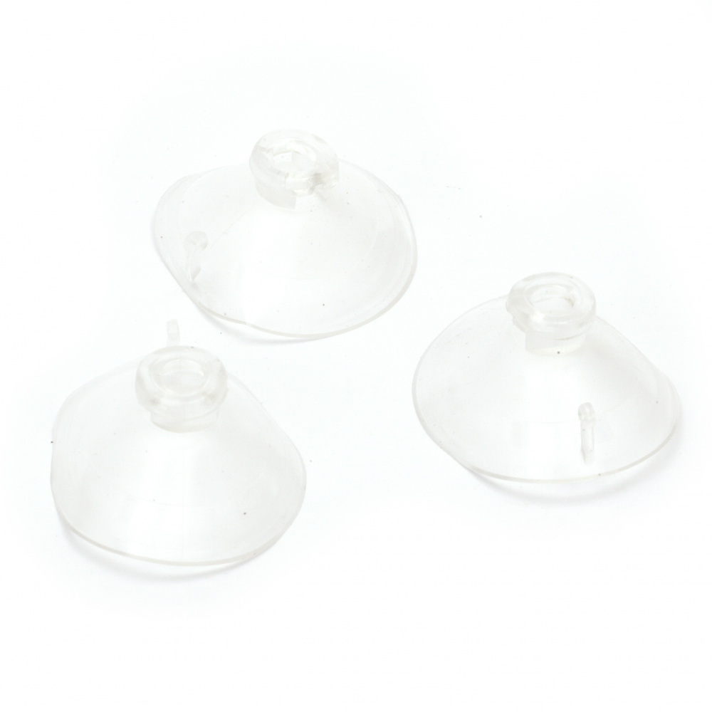 Vacuum silicone for gluing on a smooth surface 40 mm with a hole -10 pcs