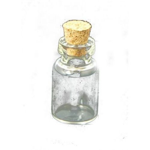 Glass Jar for Beads & Glitter Storage  23 x 13 mm