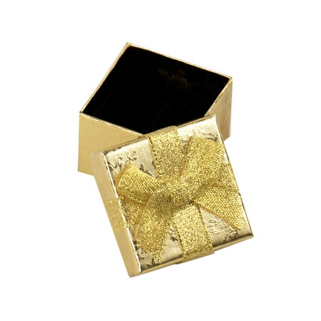 Cutie  pentru bijuterii auriu 50x50 mm