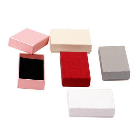Rectangular Jewelry Gift Boxes, 50x80 mm, ASSORTED Colors